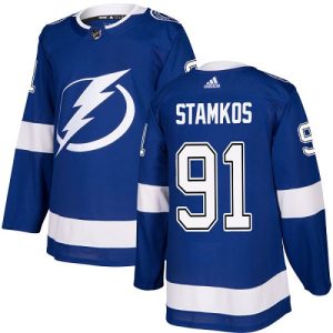 Kinder Tampa Bay Lightning Trikot Steven Stamkos #91 Authentic Königsblau Heim